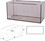 AKWARIUM PROSTE 112L WYM.80X35X40CM (6MM) CZARNE (112L)