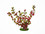 ROŚLINA RED LUDWIGIA CZERW.-ZIELONA DŁ.13CM (Red ludwigia)
