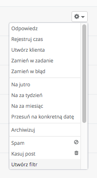 Własne filtry