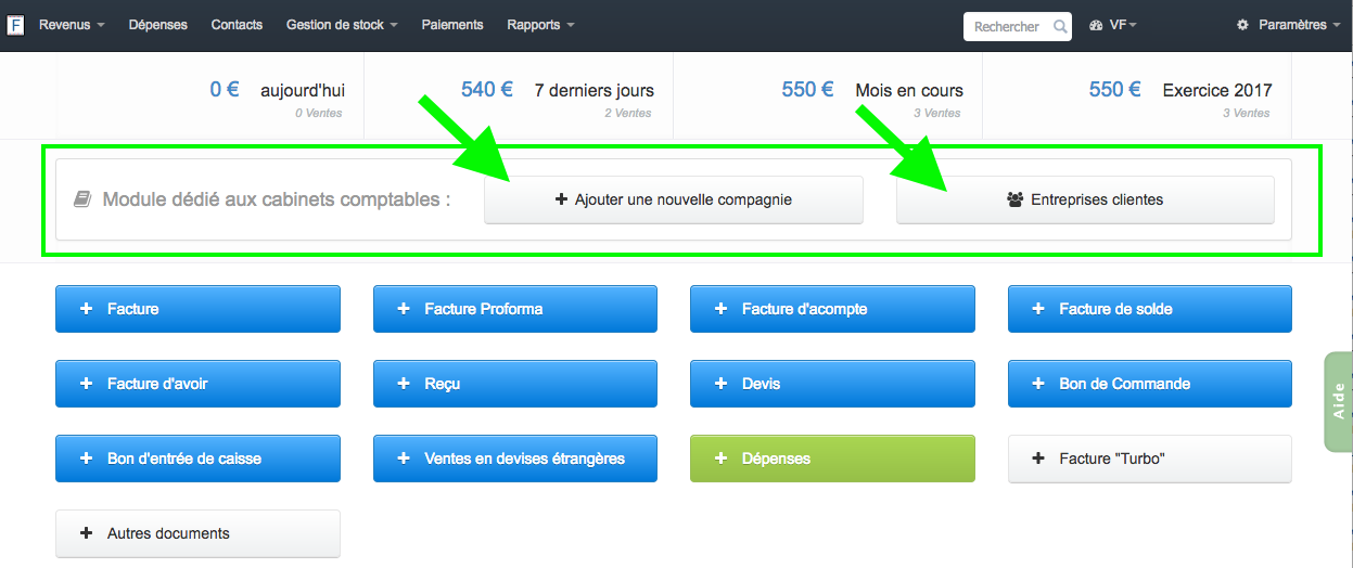 Facturation Plan Comptable Module Compte Produit Comptabilité Expert